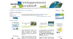Desktop Screenshot of education-developpement-durable.fr